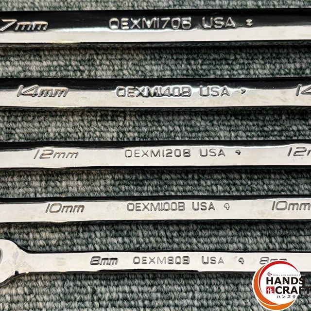 ◎ スナップオン OEXM80B|OEXM100B|OEXM120B|OEXM140B|OEXM170B コンビネーションレンチ 5本セット Snap-on HRDEVELOPMENT_JP