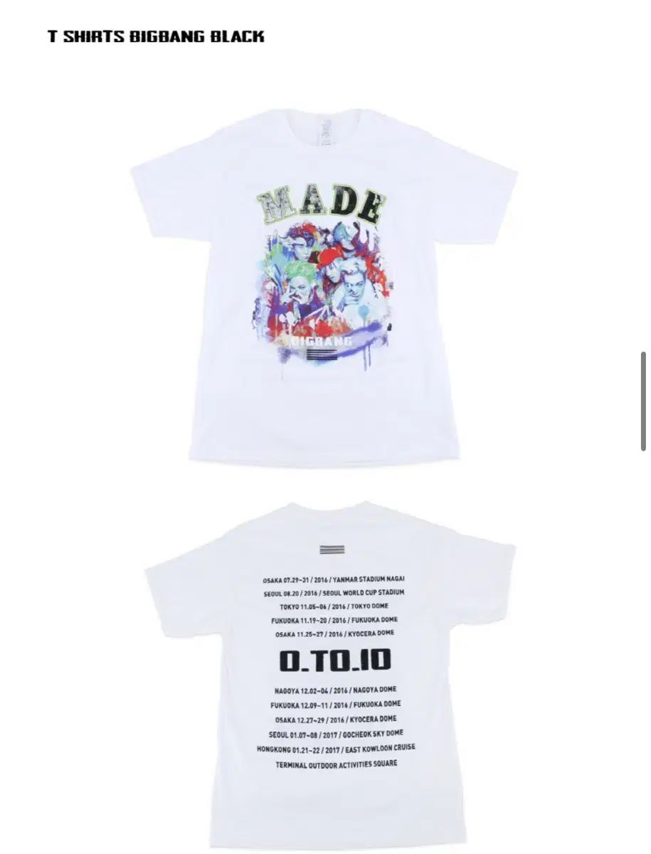 0TO10 BIGBANG(ビッグバン) メード服 半袖 Tシャツ 新品