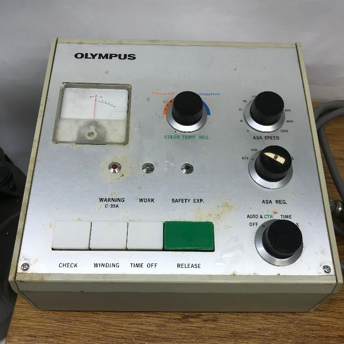 OLYMPUS オリンパス 顕微鏡 EHS 204521 写真撮影装置付き PM-10A C-35A Plan10/0.25 406305  Plan100/1.25 408376 Plan40 0.65 0.17 408339 - メルカリ