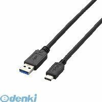 【新品・7営業日以内発送】エレコム ELECOM USB3-AC10BK USB3.1ケーブル A-TypeC USB3AC10BK ブラック ノーマル A-Cタイプ USBケーブル USB-Cケーブル【沖縄離島販売不可】
