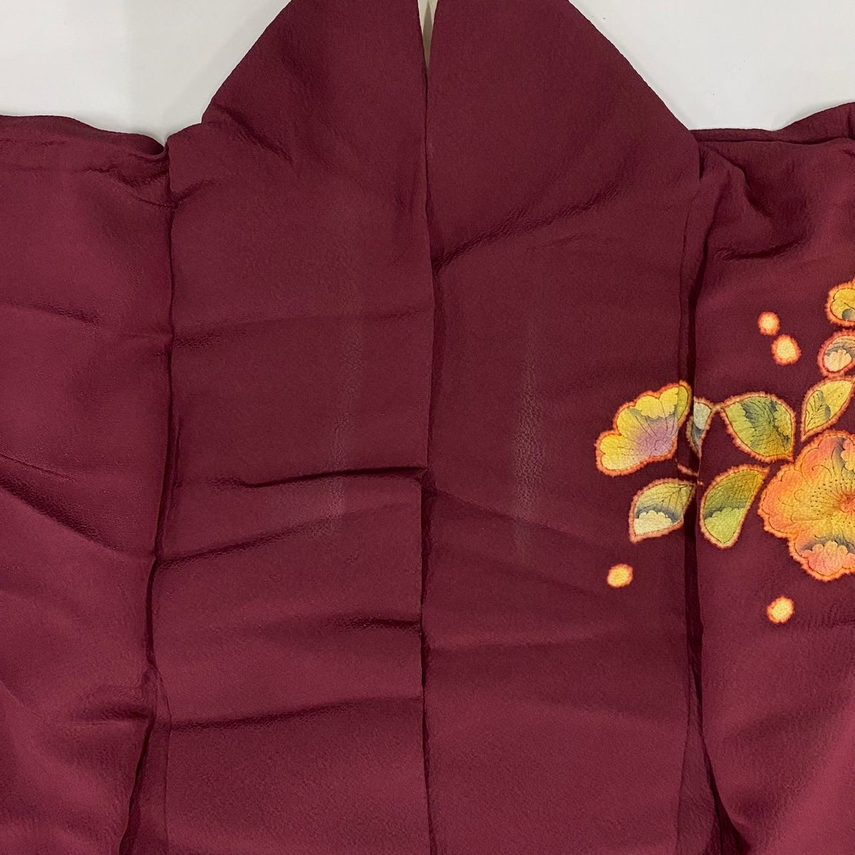 振袖　辻ヶ花　正絹　丹後ちりめん未使用 丹後ちりめん振袖レンタルフルセット「絞り 辻が花」往復送料