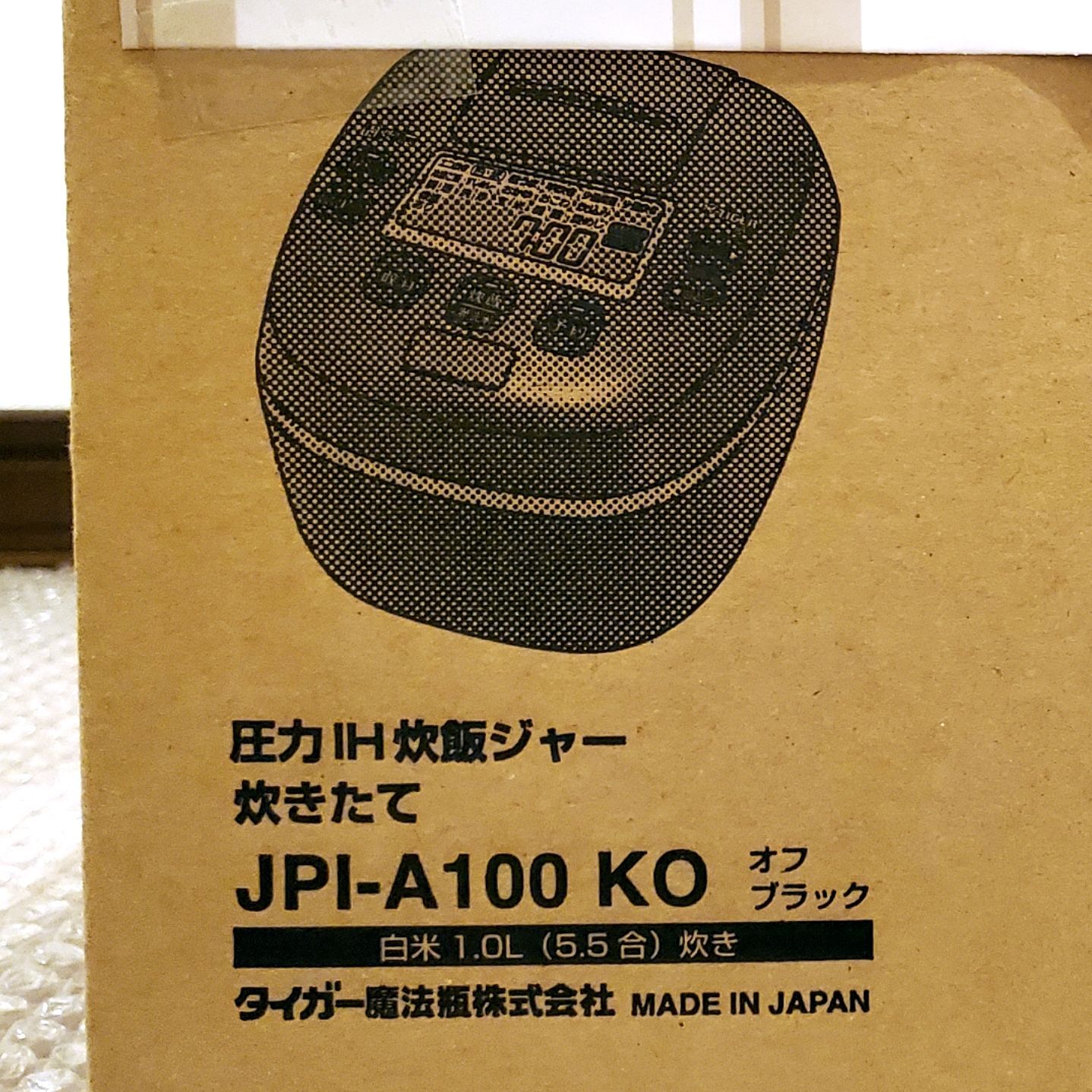 タイガー 圧力IH炊飯ジャー 5.5合炊き JPI-A100KO スナップ一覧 60mais