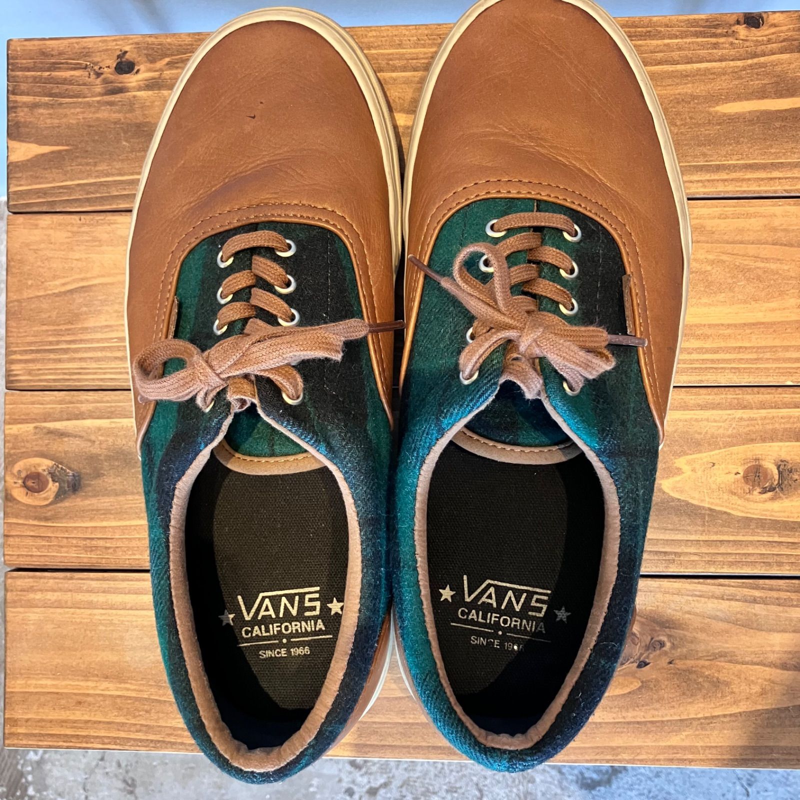 VANS CALIFORNIA バンズ カリフォルニア レザー × ウールフェルト