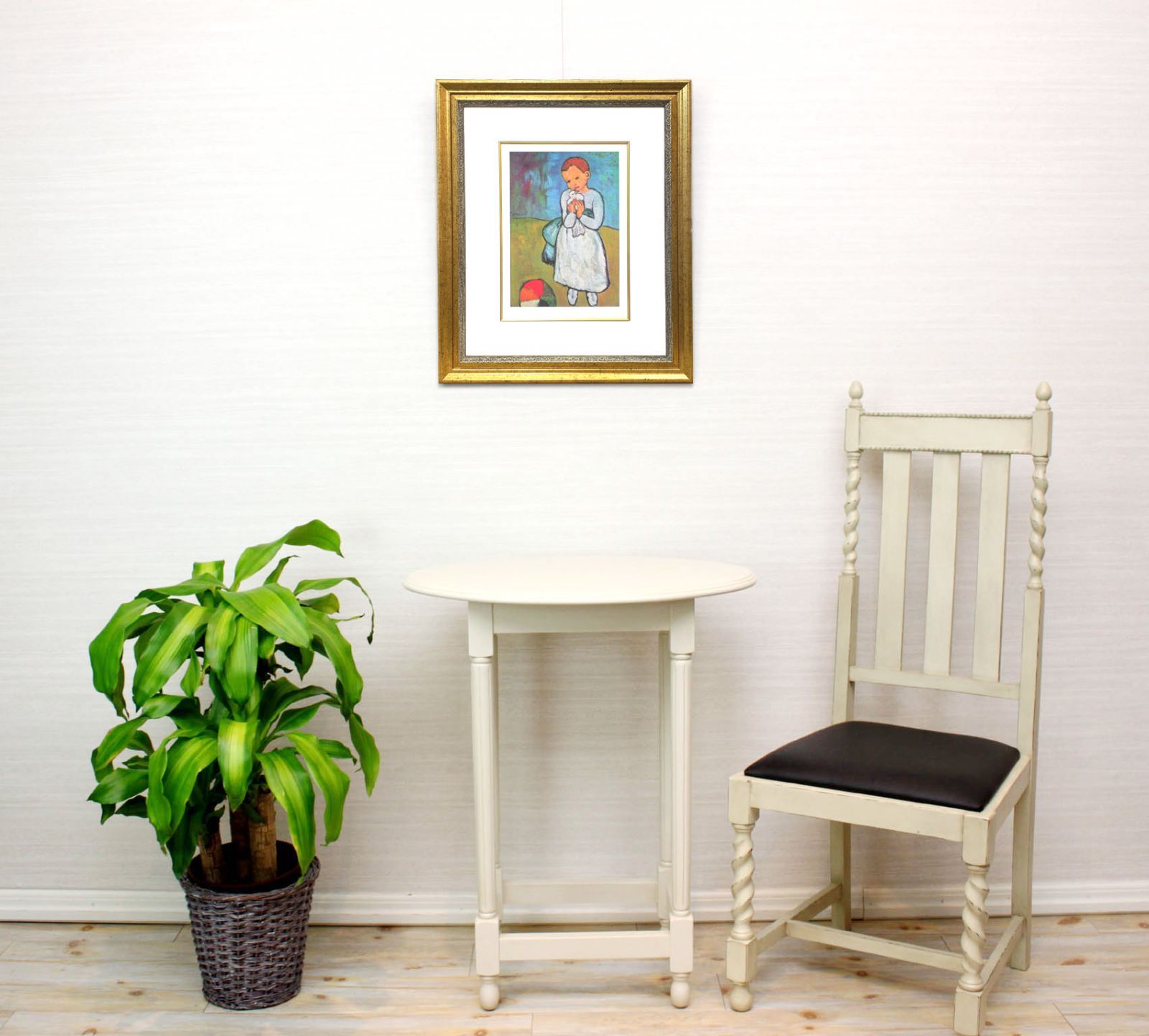 パブロ ピカソ「鳩と少女」作品証明書 展示用フック 限定エディション