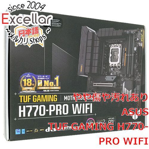 bn:1] ASUS製 ATXマザーボード TUF GAMING H770-PRO WIFI LGA1700 訳あり 元箱あり - メルカリ