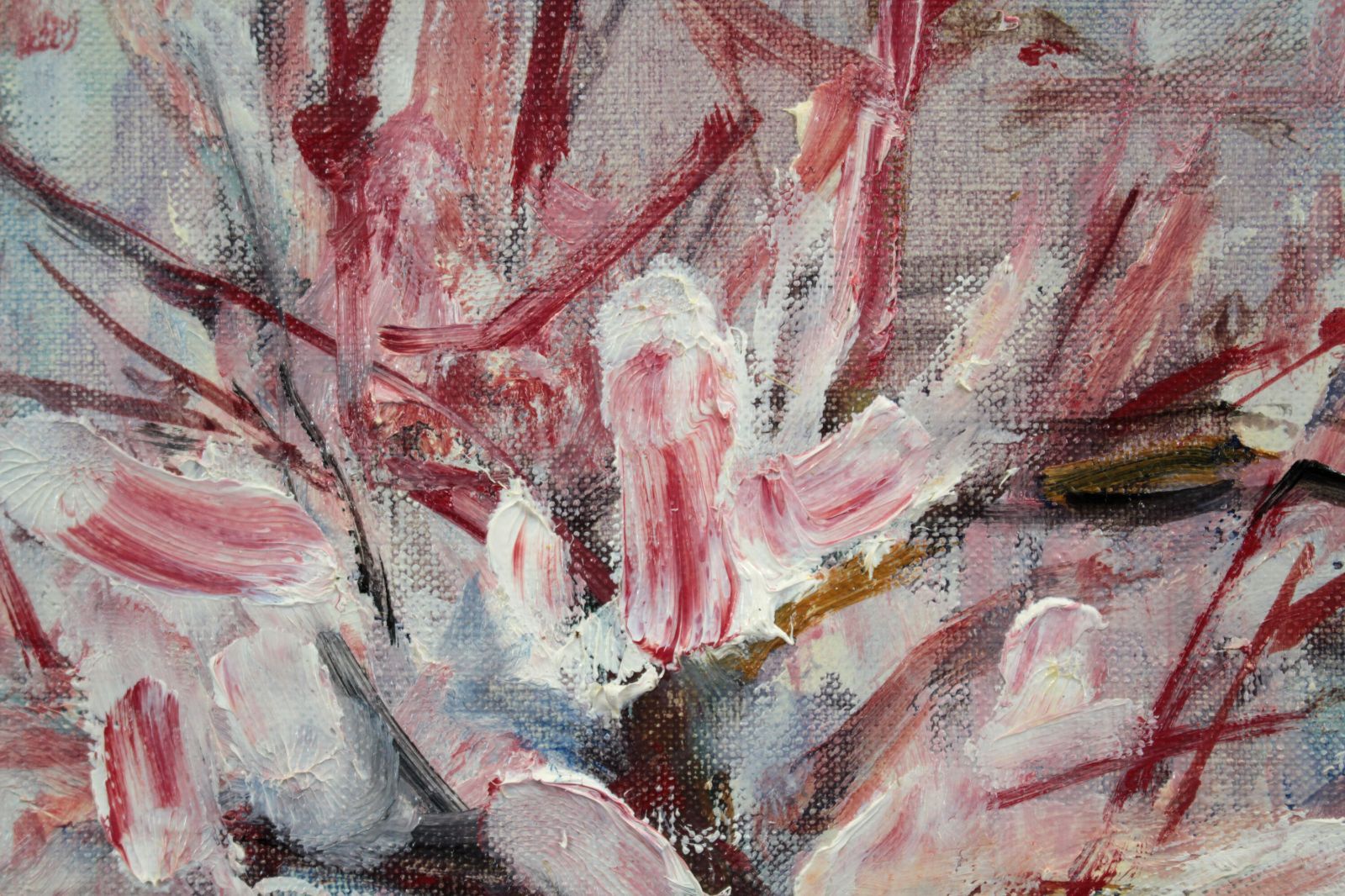 桜庭彦治『杏咲く丘』油彩画【真作保証】 絵画 - メルカリ