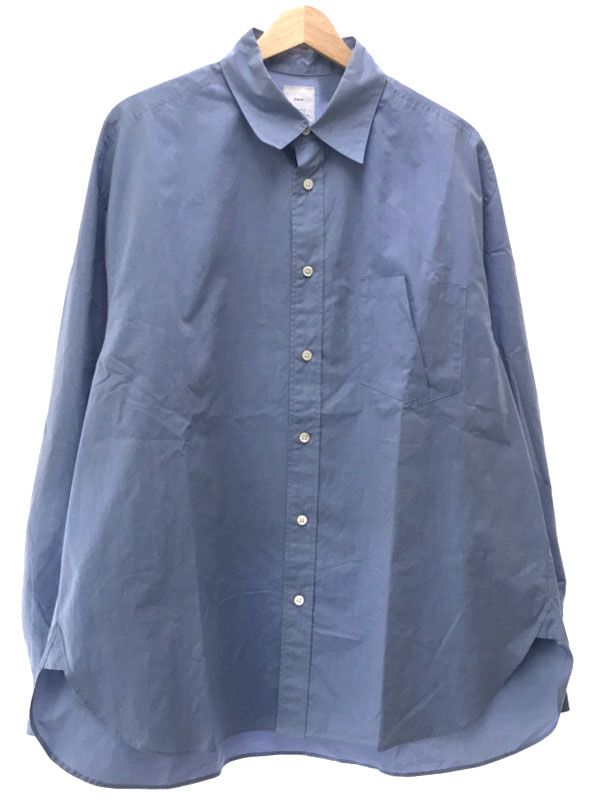 Name. ネーム 20AW ROCKWELLバックプリントシャツ サックスブルー 1