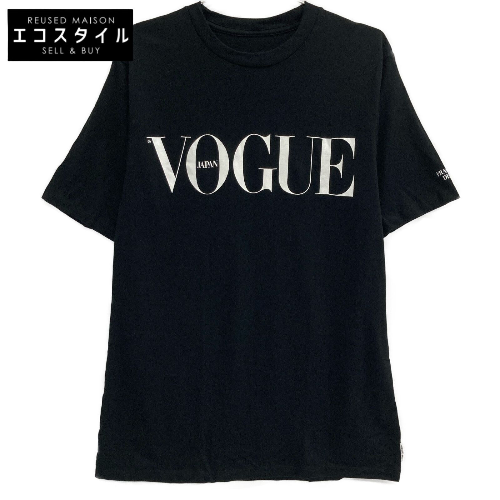VOGUE×藤原ヒロシ ブラック 20th記念 マガジンTシャツ M