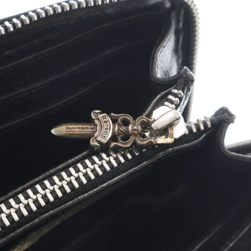 CHROME HEARTS クロムハーツ REC F ZIP PLANE ラウンドジップ プレーン  
