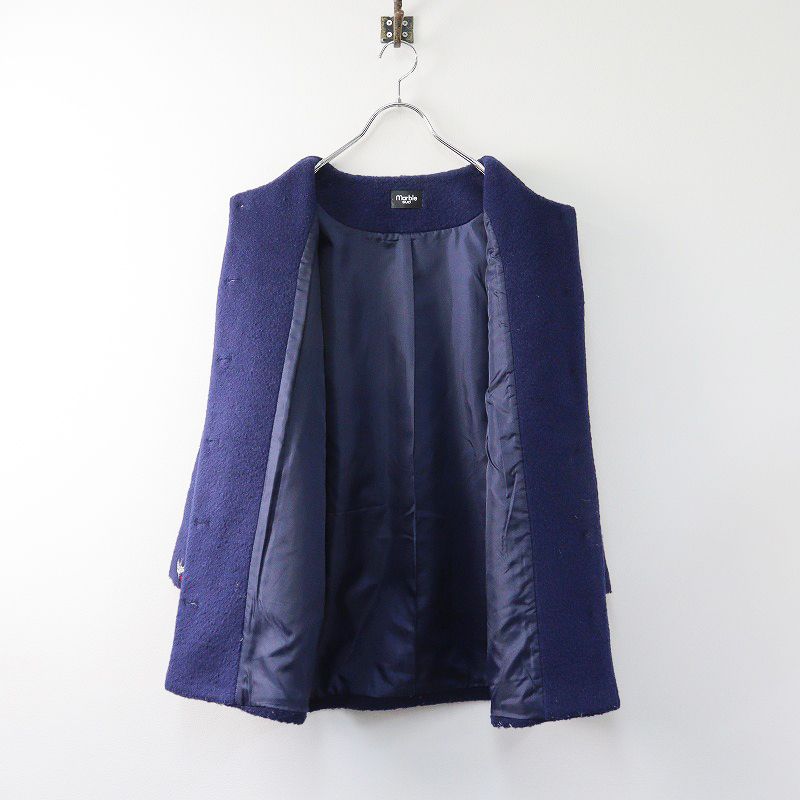 marble SUD マーブルシュッド 巣ごもり柄刺繍コート marble 巣ごもり柄刺繍コート マーブルシュッド SUD