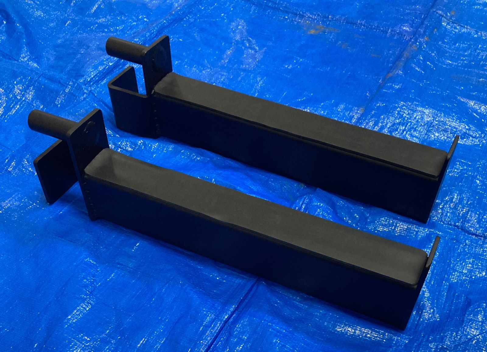 GENKI製 オーダー パワーテック社のパワーラックWB-PR 19に適合するセフティ―バー 正面刺しタイプ