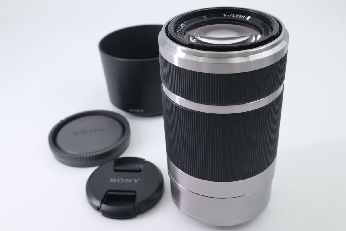Sony ソニー E F|4.5-6.3 55-210mm OSS シルバー AFレンズ f03211