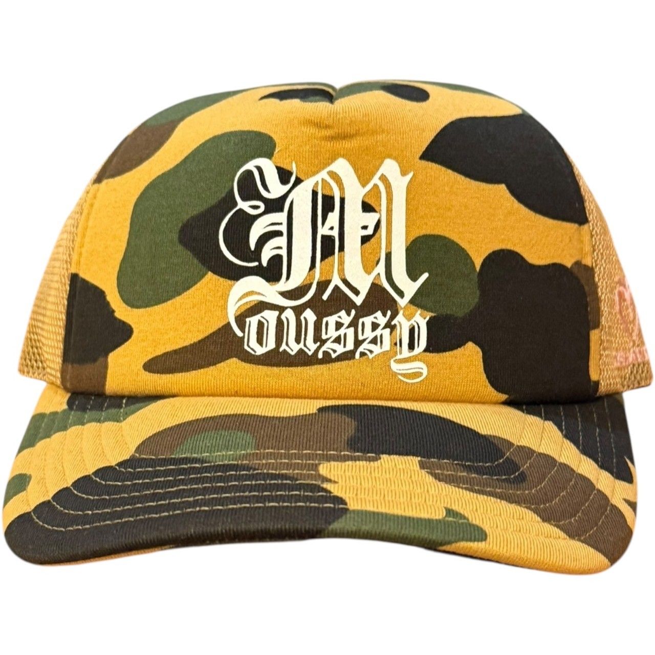 a bathing ape BAPE MOUSSY Reissue Mesh Cap Yellow ♥品