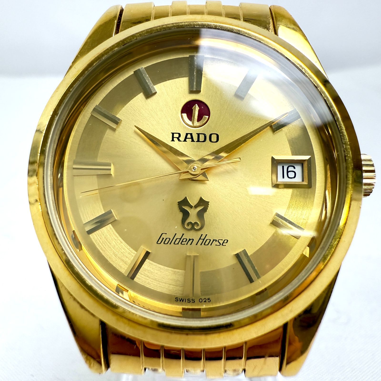2610①-300-50】本物保証 正常可動 RADO ラドー Golden Horse