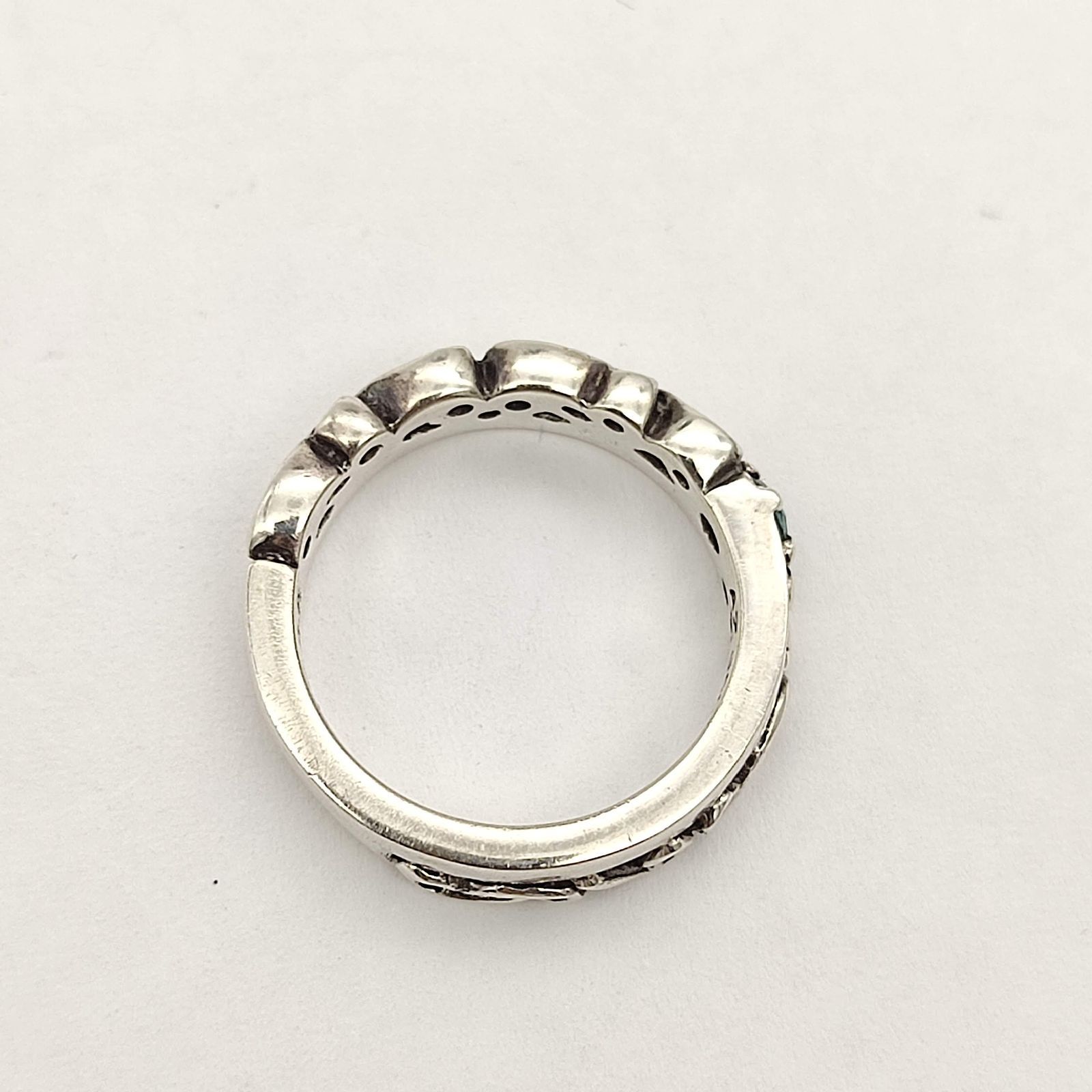 美品】ALZUNI アルズニ ブルートパーズデザインリング SILVER