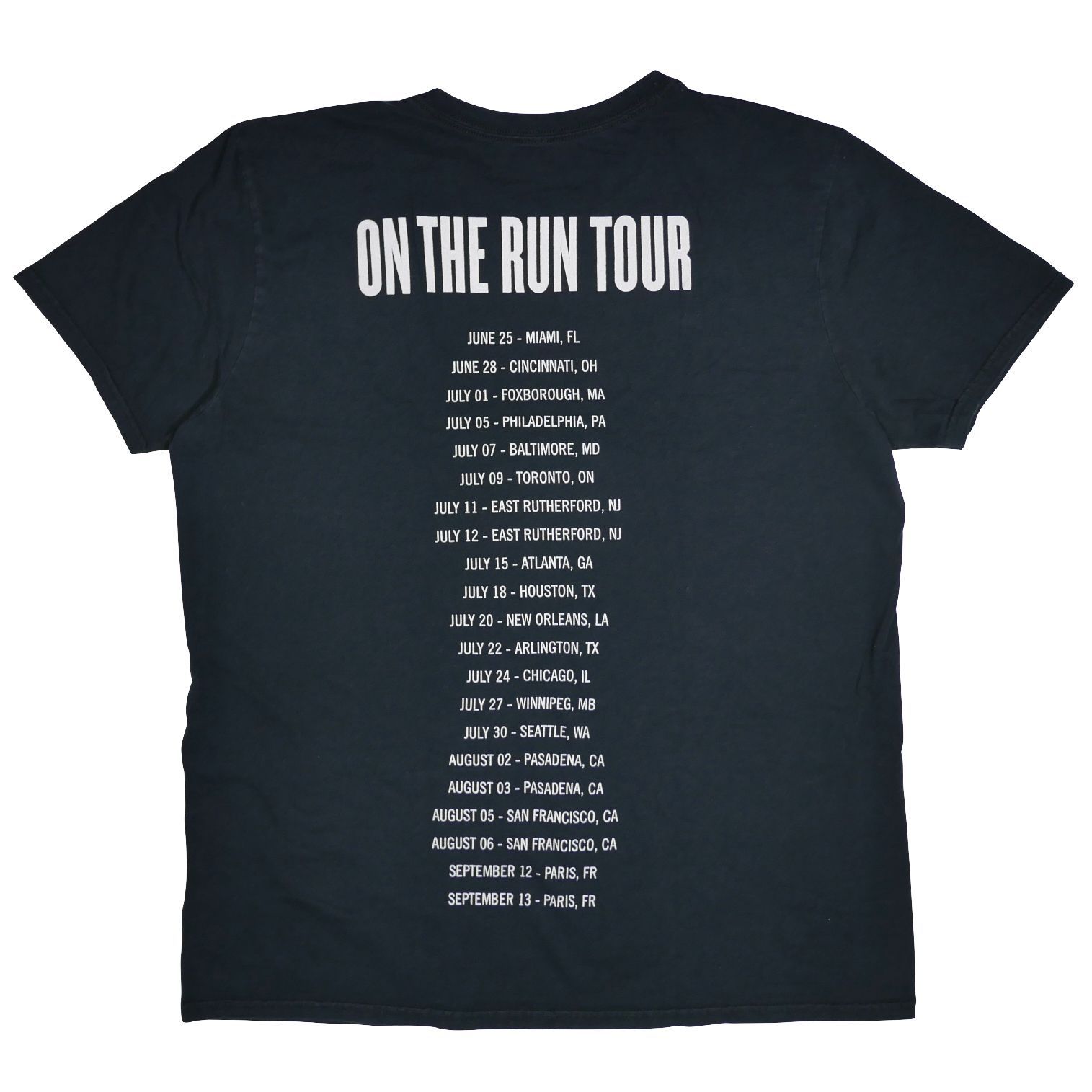 L】Beyonce ビヨンセ On the Run Tour Tシャツ OTR - メルカリ