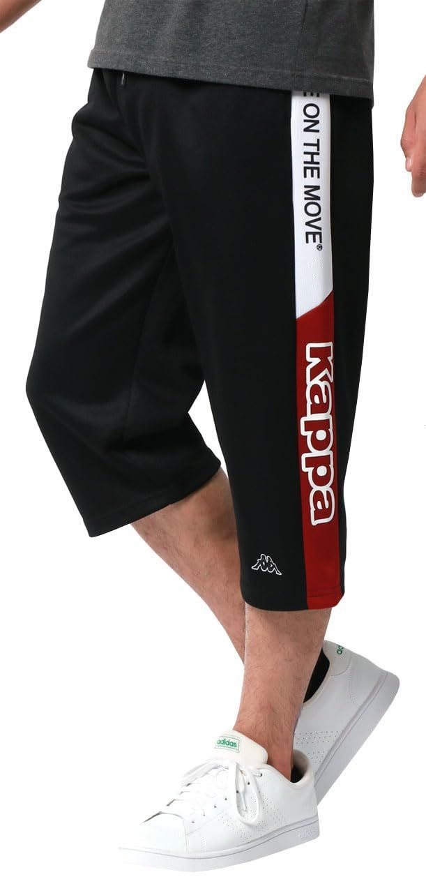 【新品】部屋着 トレーニング スポーツ ズボン パンツ ルームウェア ハーフパンツ 7分丈 下 メンズ ジャージ [カッパ]