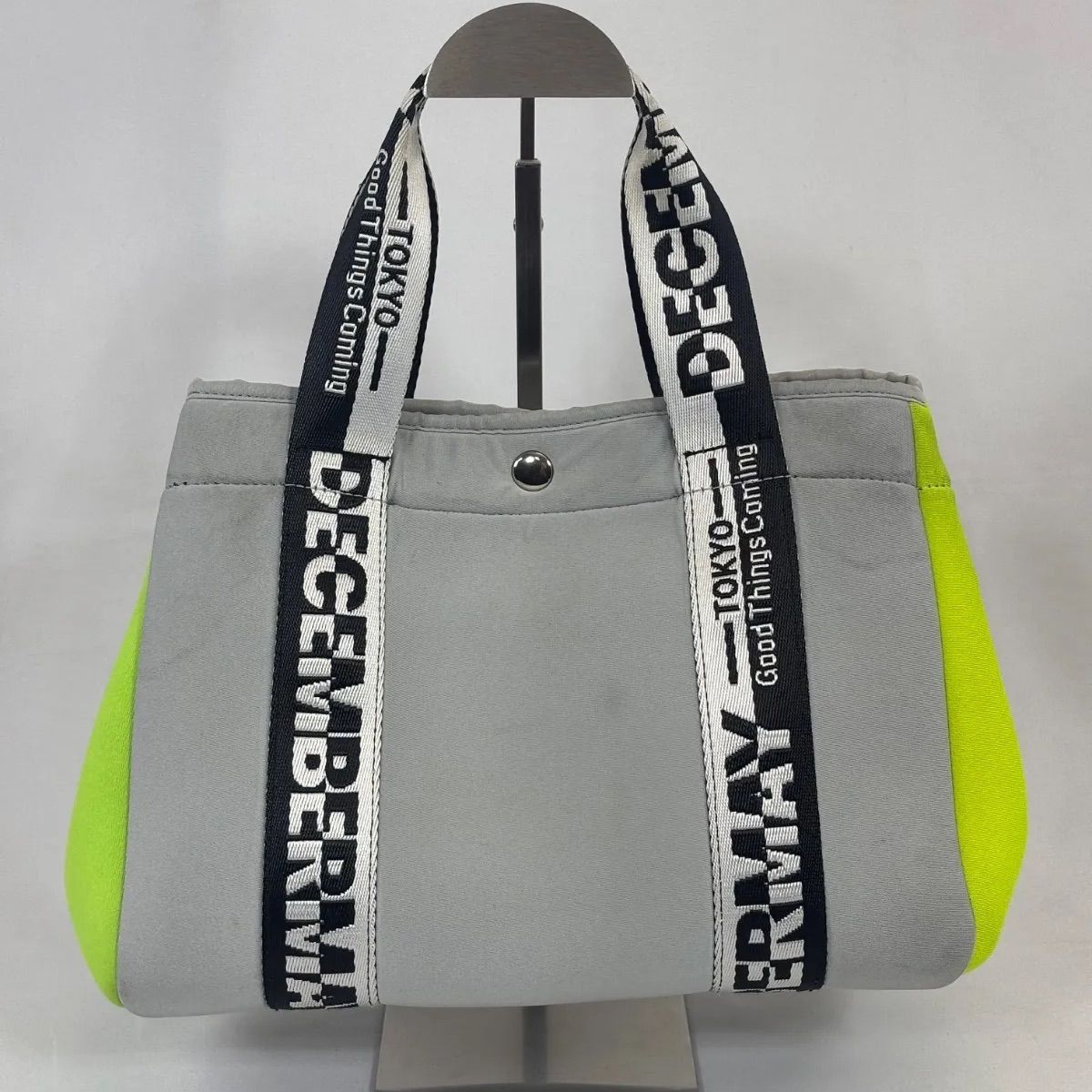 ディセンバーメイ ゴルフ メンズ レディース ラウンドバッグ ミニトートバッグ 無地 ネオプレーン カートバッグ 灰 グレー GREY DECEMBERMAY ディセンバーメイ ゴルフ メンズ レディース ラウンドバッグ