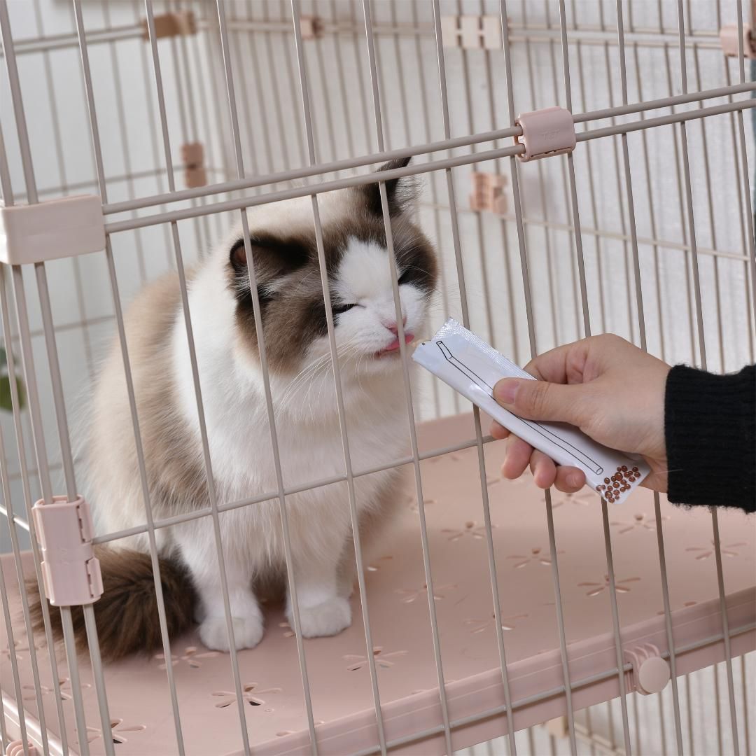 キャットケージ 3段幅広設計自由組み合わせ猫ドア付きハンモック付き