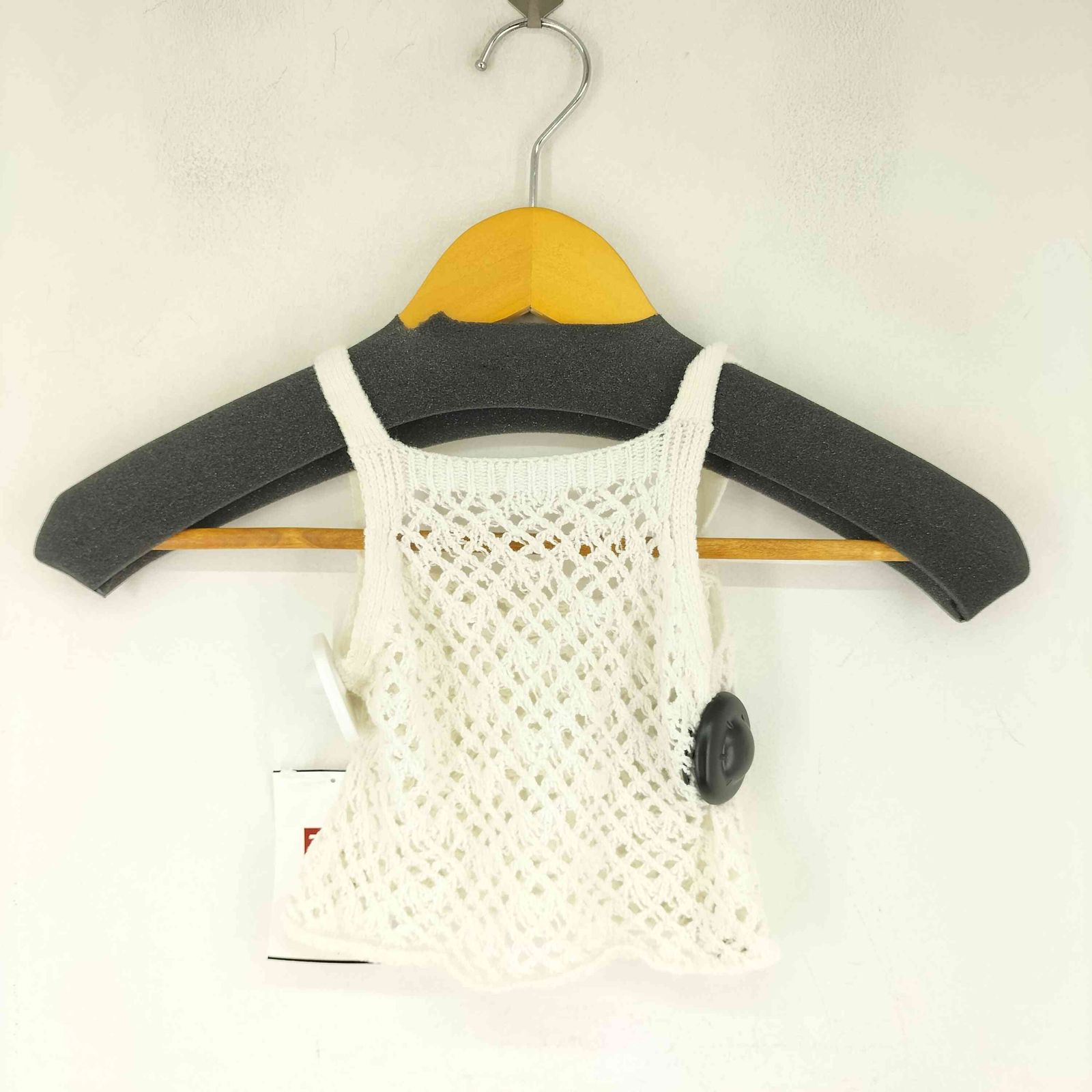 フミカウチダ FUMIKA UCHIDA mesh knit bratopカットソー