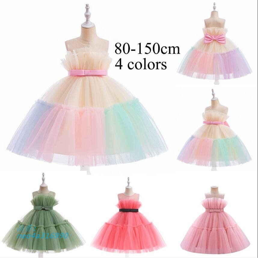 子供ドレス ピアノ パーティードレス ワンピース キッズドレス 3歳 子供服 チュールスカート 誕生日 ドレス ドレス 花童 子供ワンピース 女の子 5歳