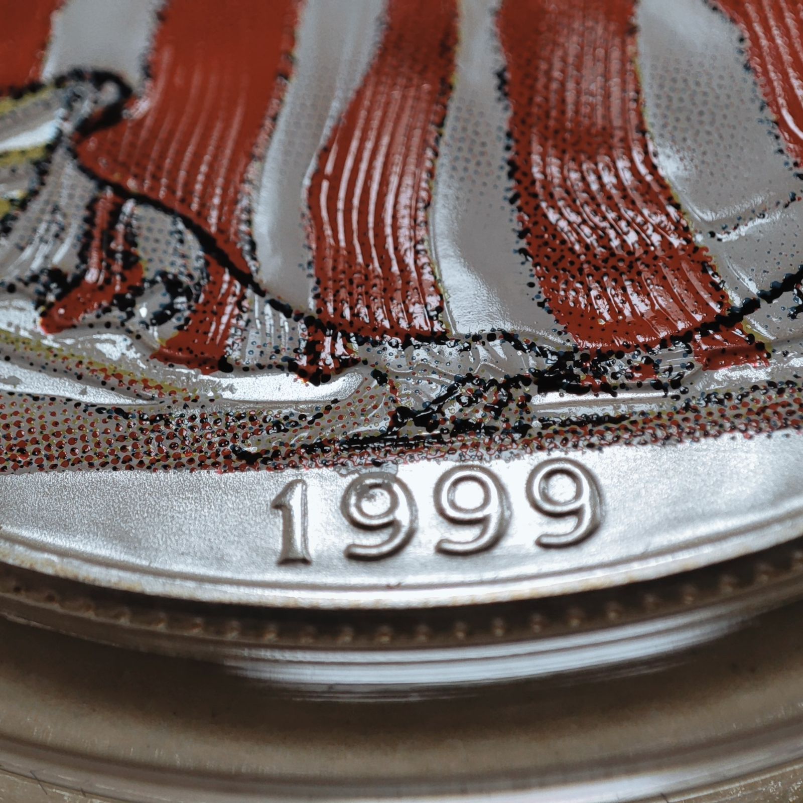 1999 米国 1オンス 純銀 カラー 1ドル銀貨 アメリカ イーグル銀貨