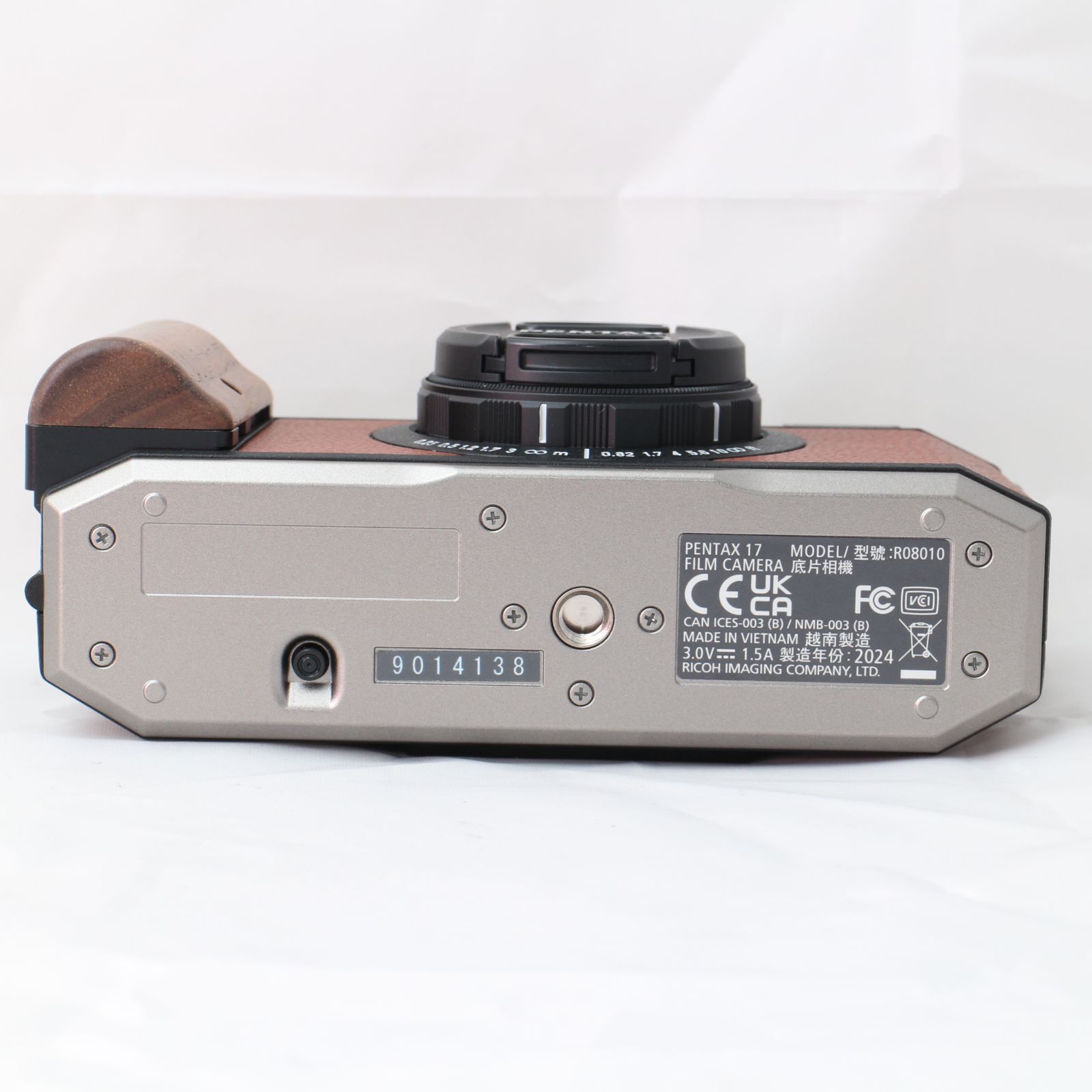 ☆美品・レザー張替・ウッドグリップ付☆ ペンタックス PENTAX