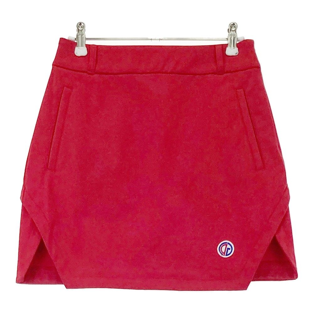 サイズ：2 CPG GOLF シーピージーゴルフ スカート レッド系