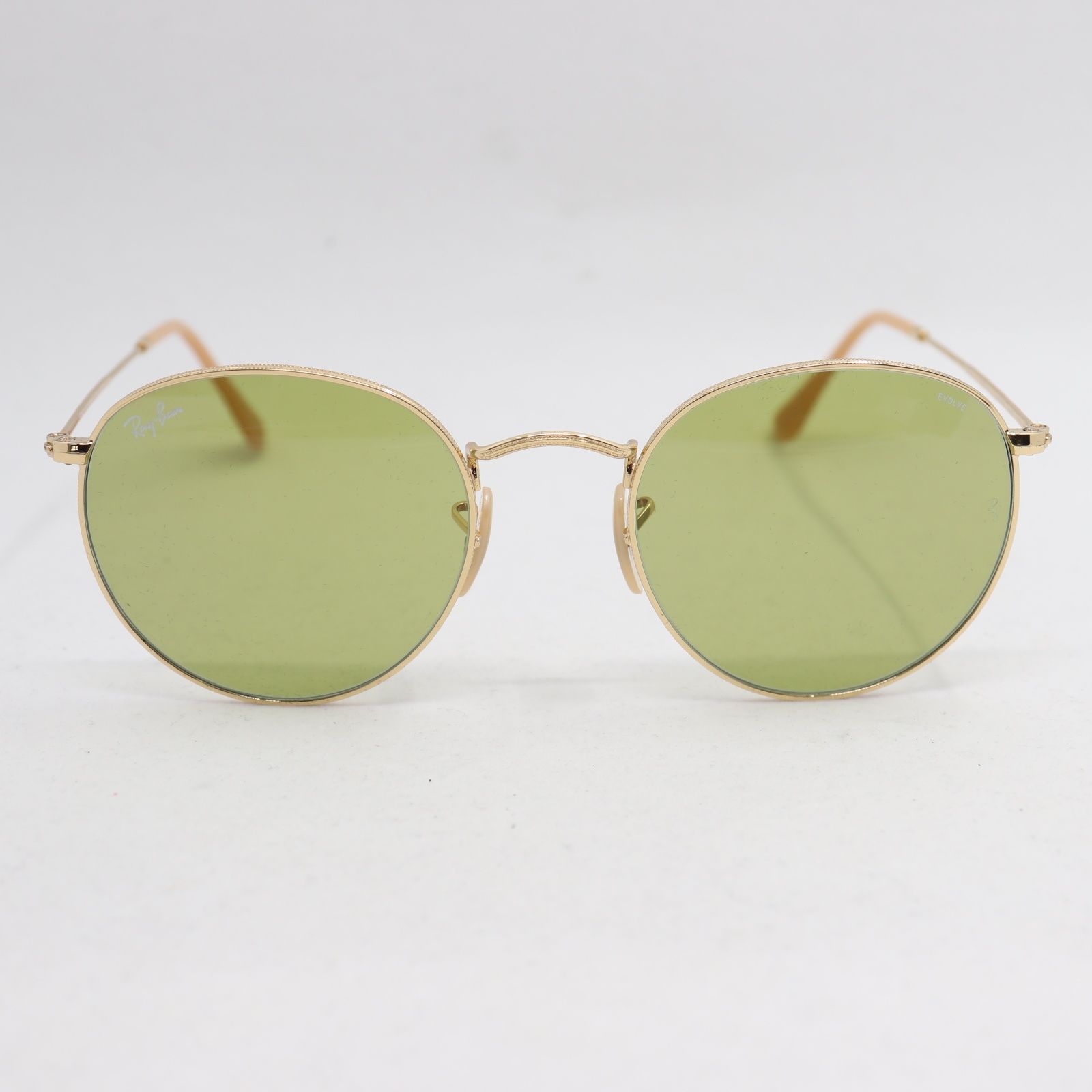 新品付属品あり RayBan レイバン ラウンドメタル サングラス ゴールド Ray-Ban レイバン サングラス ライトブラウン ライトカラー