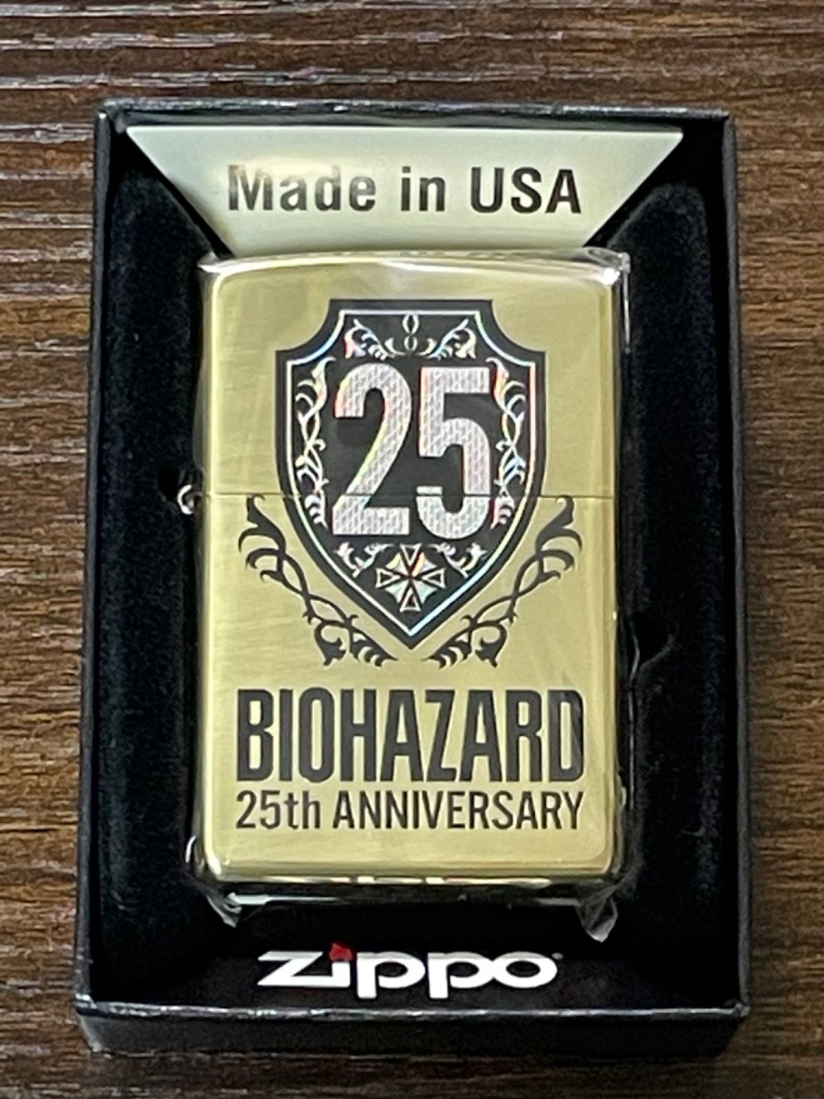 大人気新品  zippo BIOHAZARD 25uh ANNIVERSARY ゴールド バイオハザード その他