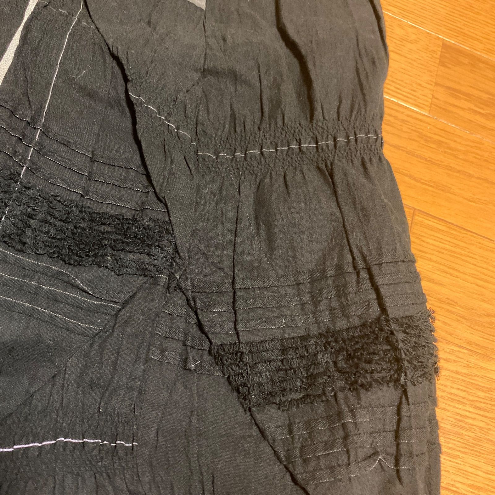 慈雨 日本製 フレアスカート サイズ40 黒 - メルカリ 