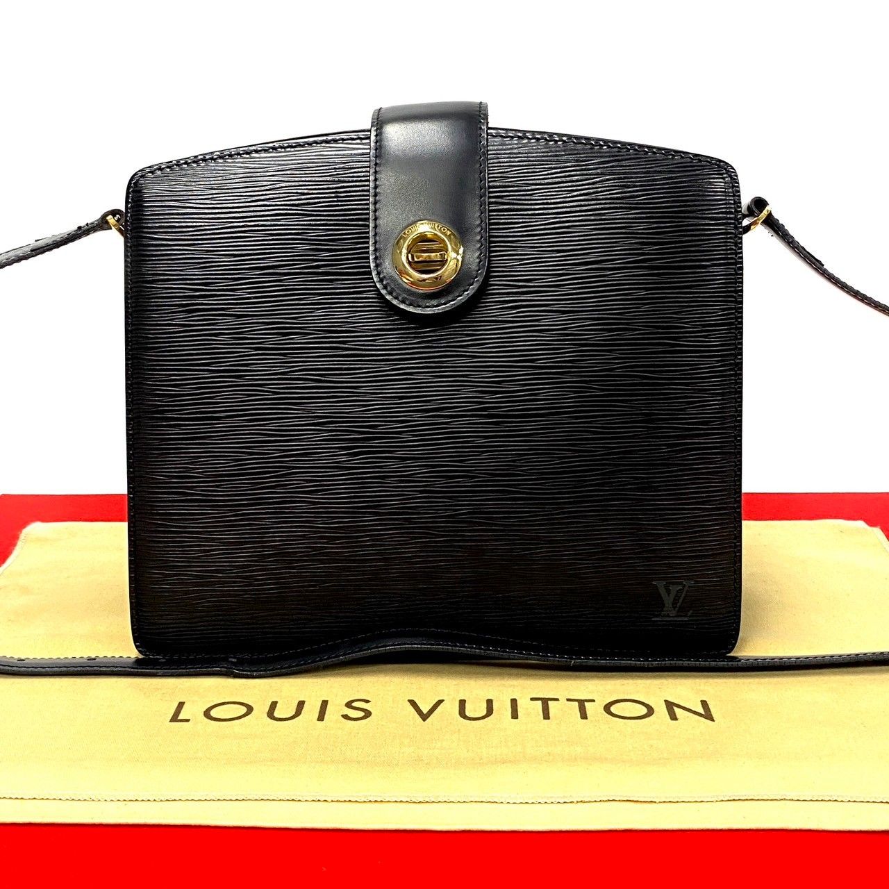 極 美品 LOUIS VUITTON ルイヴィトン カプチン エピ レザー 本革 