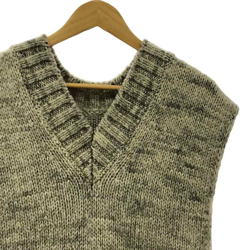 Maison Margiela / メゾンマルジェラ | ボタニカルダイVネックニット