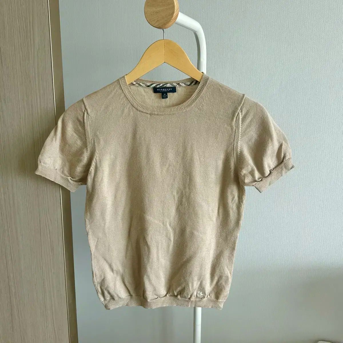 BURBERRY(バーバリー ) メリノウール 半袖ニット m - メルカリ 