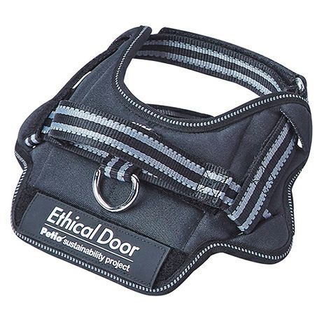 同梱不可 6個セット ペティオ 犬用胴輪EthicalDoorイージーウェアハーネスブラックS