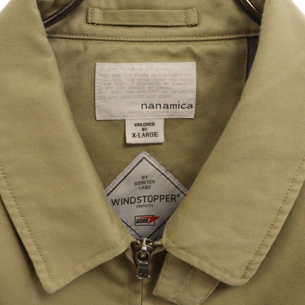 ナナミカ スウィングトップ GORE WIND STOPPER Lサイズ nanamica / 全