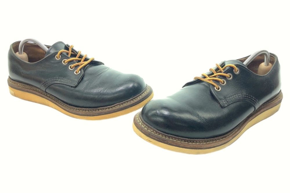 レッドウィング RED WING WORK OXFORD ROUND TOE ラウンド トゥ ローカット 黒 8002 メンズ靴 ブーツ ワーク  ブラック 25.5cm 104-shoes127 - メルカリ