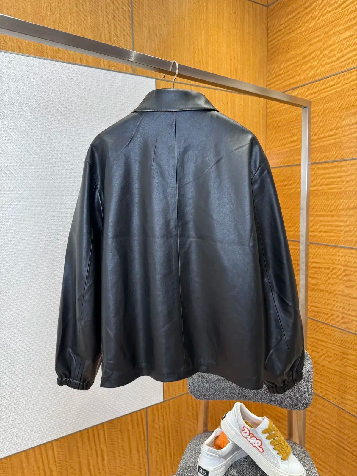 CHROME HAEATS クロムハーツ ユニセックス カジュアル ロゴ 黒 コート