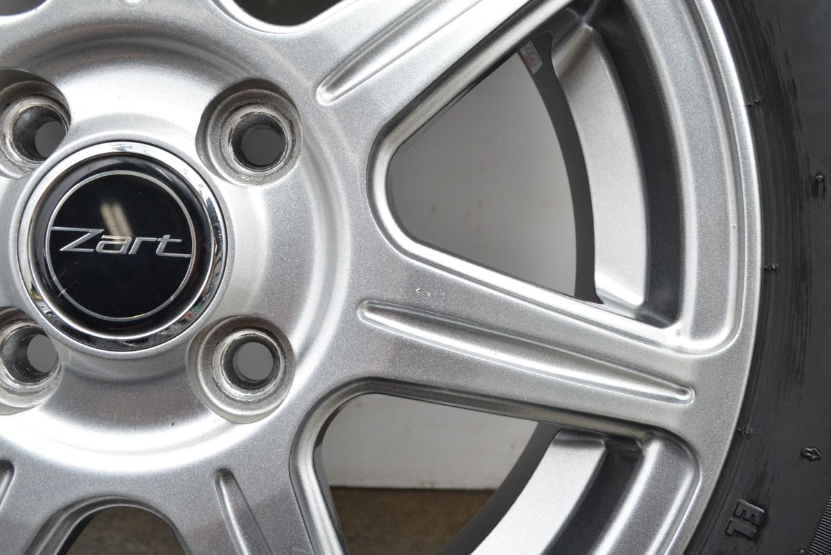 バリ溝】Zart 14in 4.5J +45 PCD100 2022年製 ブリヂストン ブリザック  