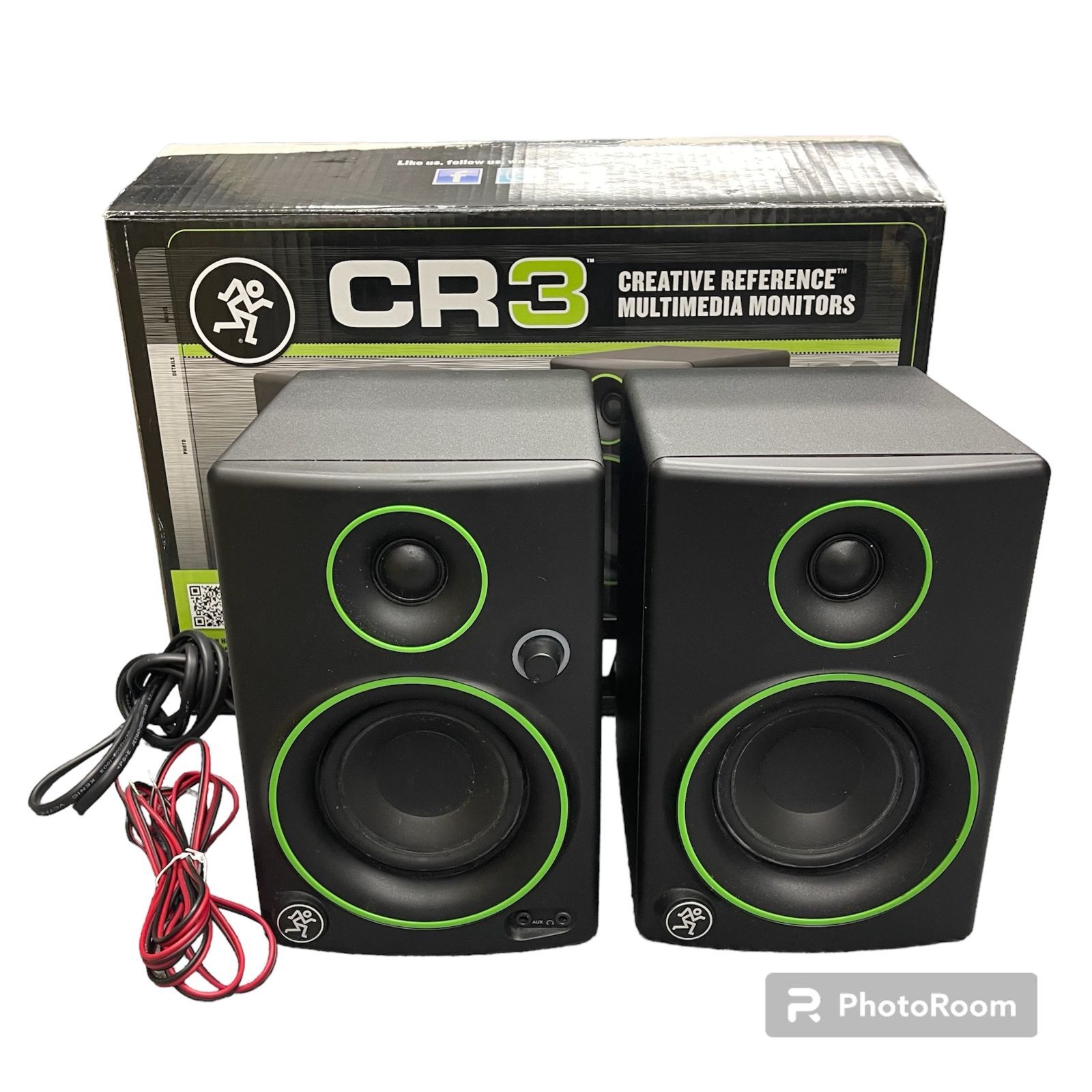 【通電OK】MACKIE マッキー CR3 パワードモニタースピーカー ペア ナンバーファイブ メルカリ