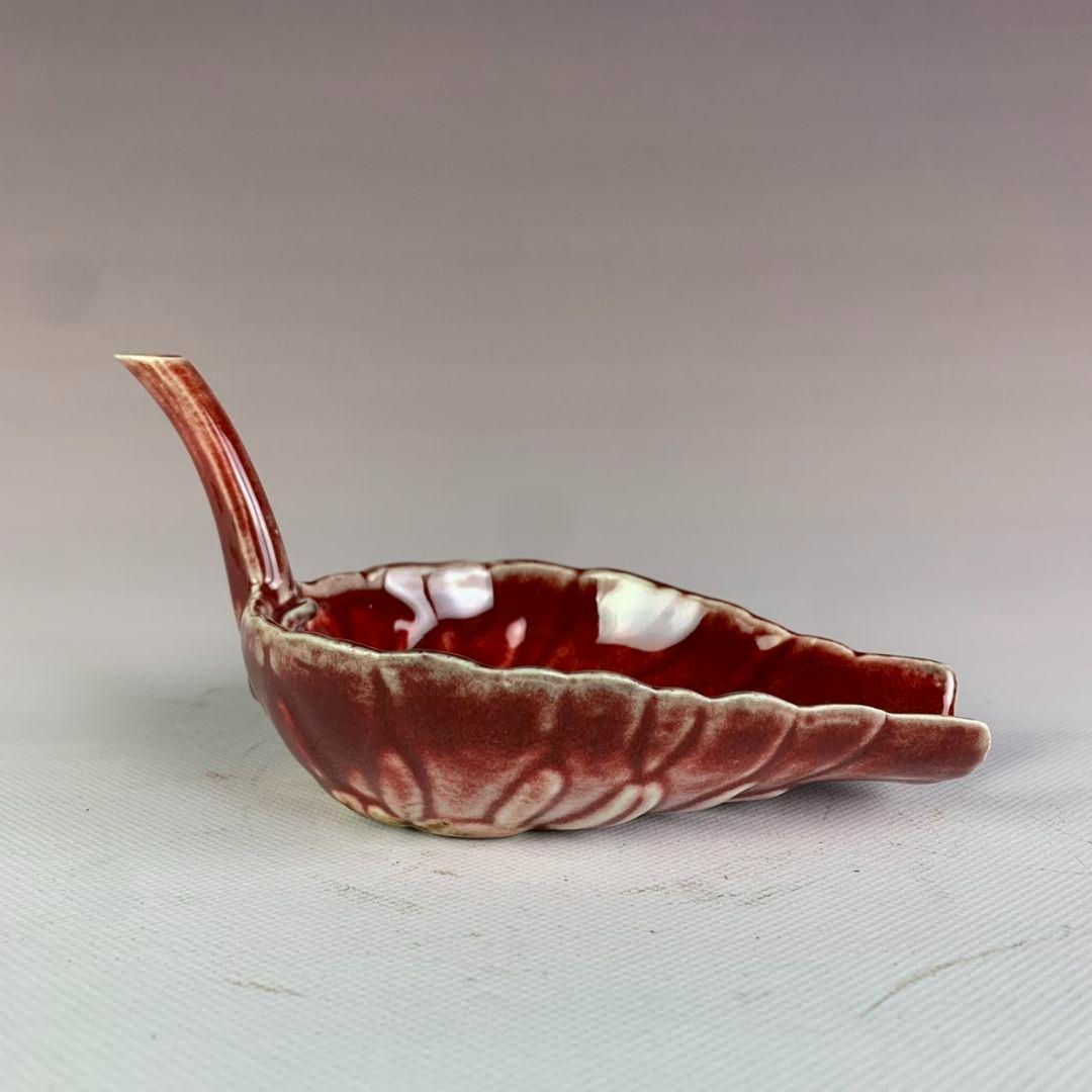 郎紅顔色釉杯  菖蒲鉢  景徳鎮 陶磁器 装飾品 現代工芸品  美術品 置物 郎紅顔色釉杯 菖蒲鉢 景徳鎮 陶磁器 装飾品 現代工芸品 美術品