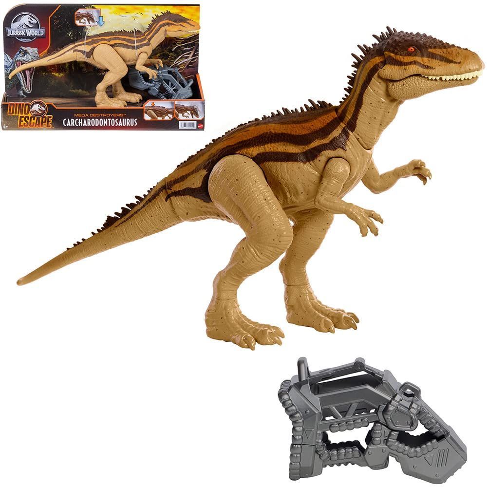 マテル ジュラシックワールド(JURASSIC WORLD) メガ デストロイヤーズ カルカロドントサウルス 【4歳~】【全長:36】 HBX39  ブラウン [単品] [カルカロドンサウルス] - メルカリ