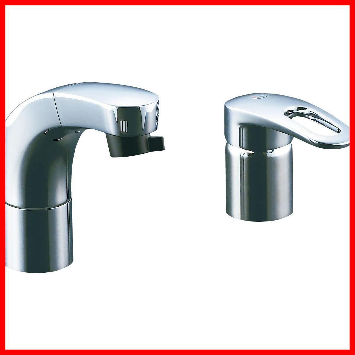 商品 混合栓 蛇口 節水 水道 シャワー水栓 洗面 水栓 一般地用 RLF-682Y 省エネ 混合水栓 シングルレバー ホース引出式 INAX リクシル LIXIL