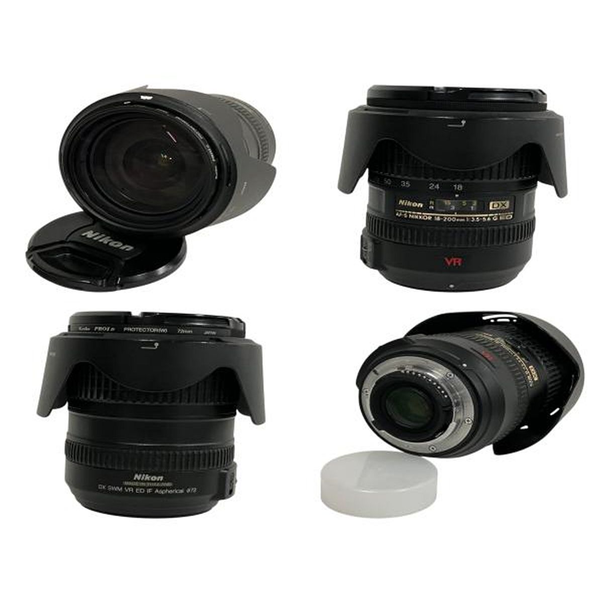 ニコン Nikon D300 AF-S 18-200mm VR 高倍率 レンズセット 手振れ補正 デジタル一眼レフ カメラ 中古 □ ニコン D300 Nikkor 18-200 1:3.5-5.6 G ED  : AF-S DX