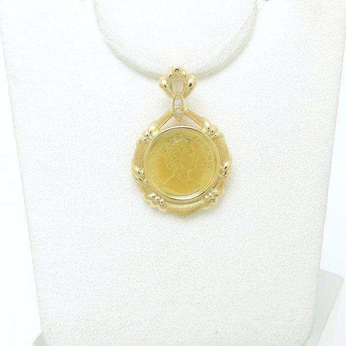 光 レディーモチーフ ペンダントトップ チャーム 女の子 K18YG