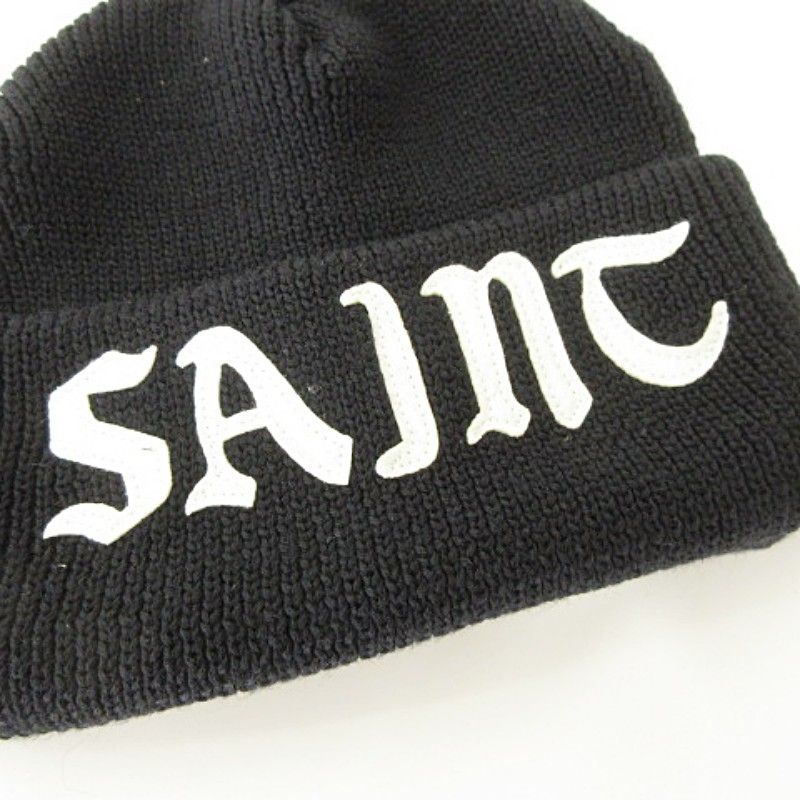 セントマイケル SAINTMICHAEL 美品 24AW KNIT CAP ニット帽