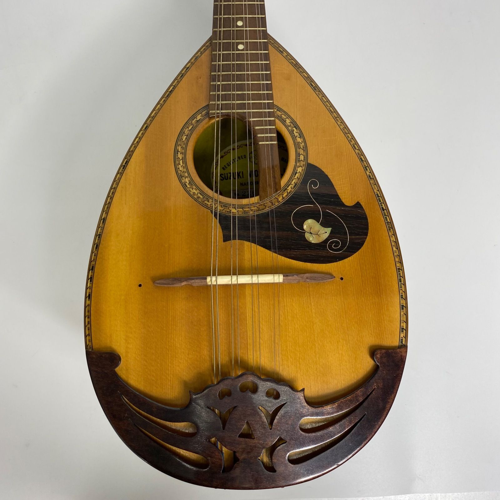 マンドリン　スズキ　No.226　ケース付き スズキ マンドリン No.226 SUZUKI VIOLIN ケース付き 昭和レトロ