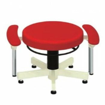 クランケチェア（アジャスター付） TB-764-02 クランケチェア(アジャスターツキ) ビニルレザーメディグリーン(23-5120-01-15) 高田ベッド クランケチェア アジャスター付 ビニルレザーライト