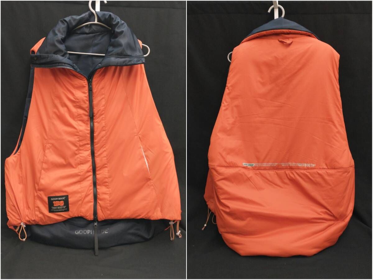 TIGHTBOOTH GOOPIMADE 2way PADDED DOWN VEST タイトブース