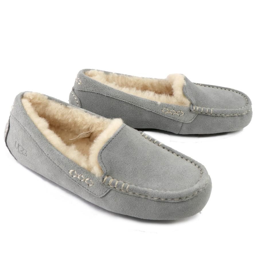 アグ UGG シューズ モカシン ANSLEY アンスレー ムートン シープスキン ...